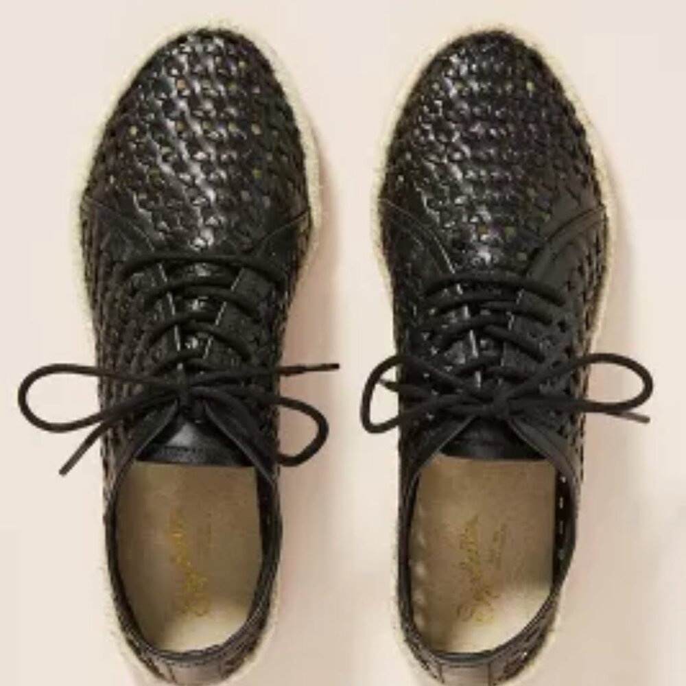 Seychelles Retro Row Black Leather (size 6) by Anthropologie